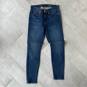 NWT J.Crew Ankle Toothpick in Dark Wash